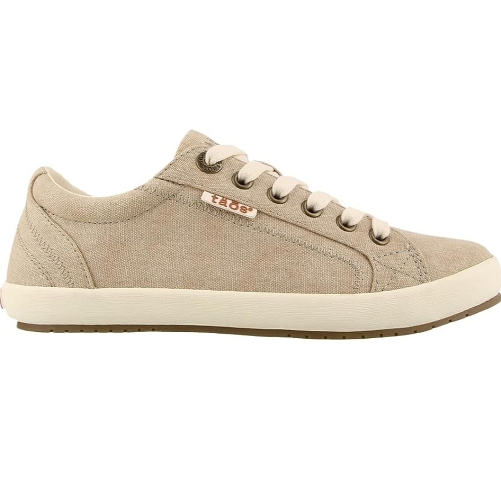 Taos Womens Star Oat Wash Canvas Loafer Slip on Sneakers shoes sz 7